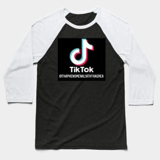 Tha Phenomenal 1 Ath Tha Great TikTok 10k Tee Black Baseball T-Shirt